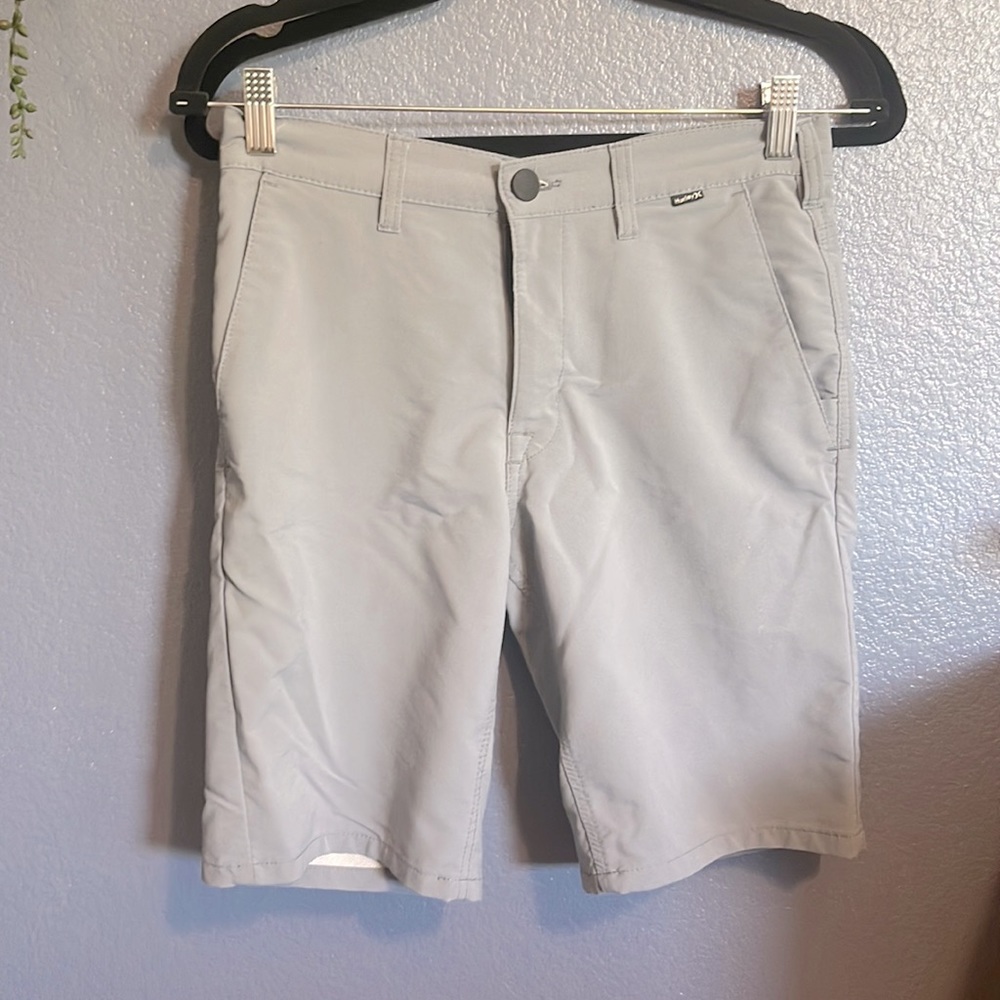 Cool Grey Hurley Boys' H20 Dri Walk Shorts size 16